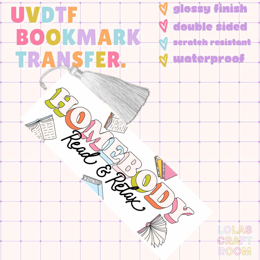 HOMEBODY BOOKMARK UVDTF