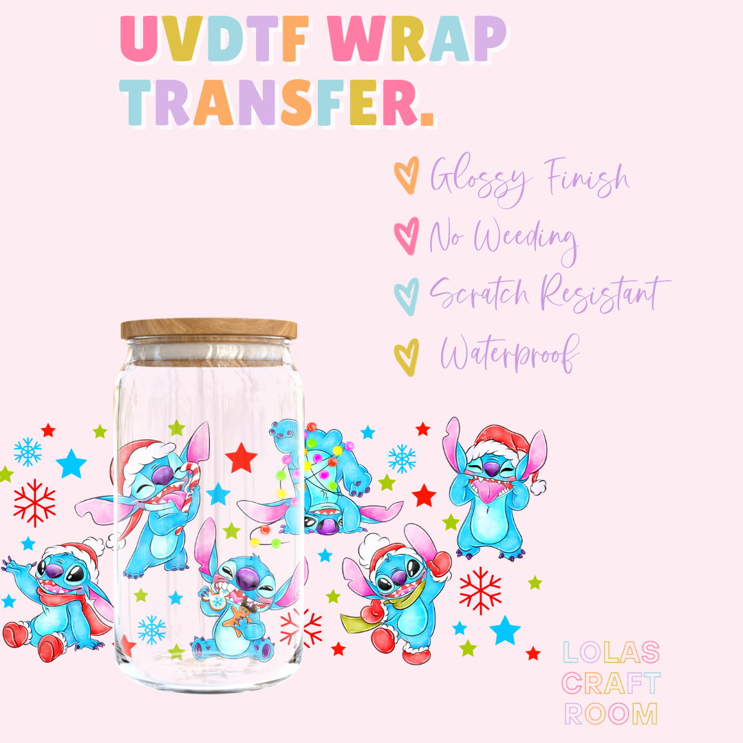 SANTA STITCH UVDTF WRAP 215