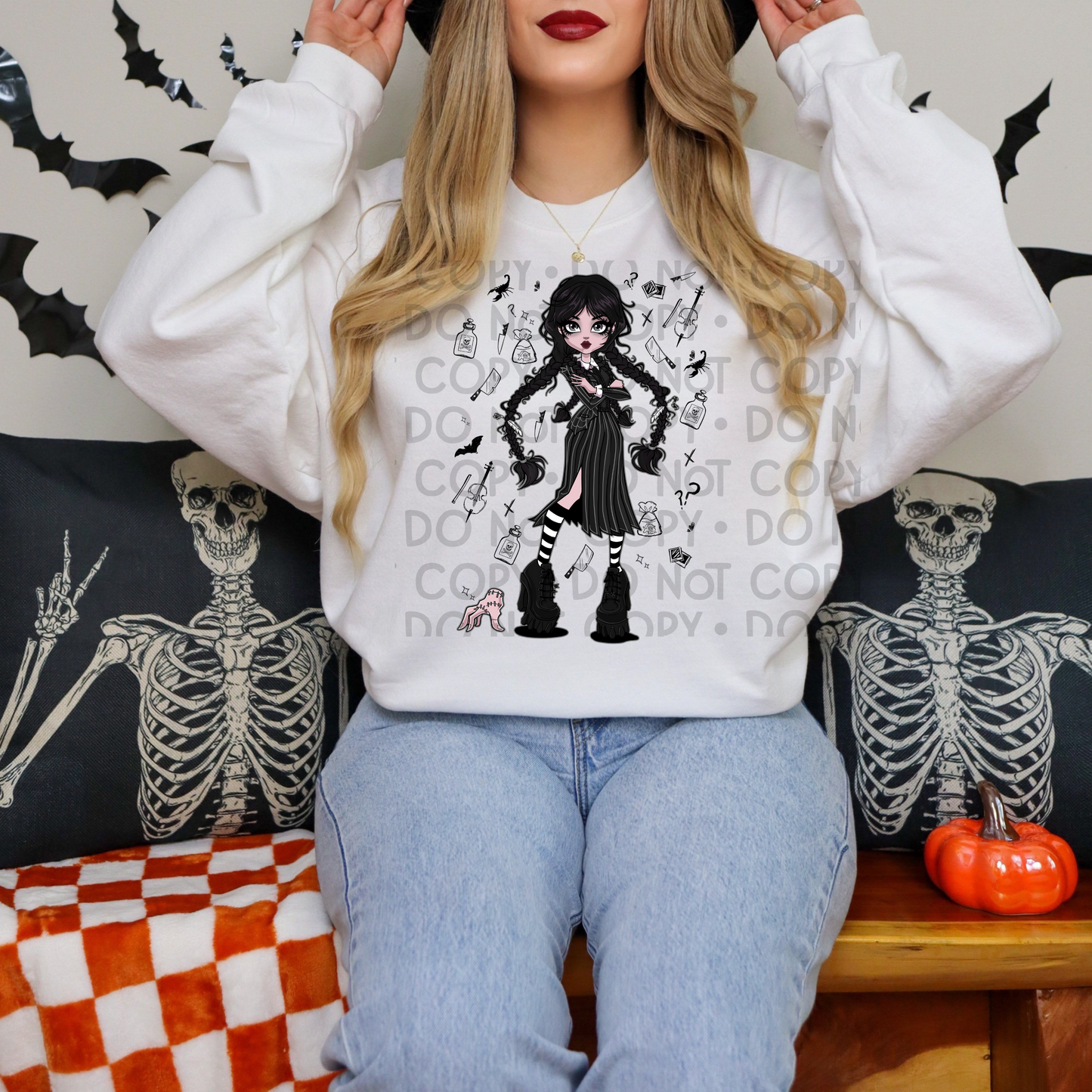 BRATZY GOTH WED DTF PRINT