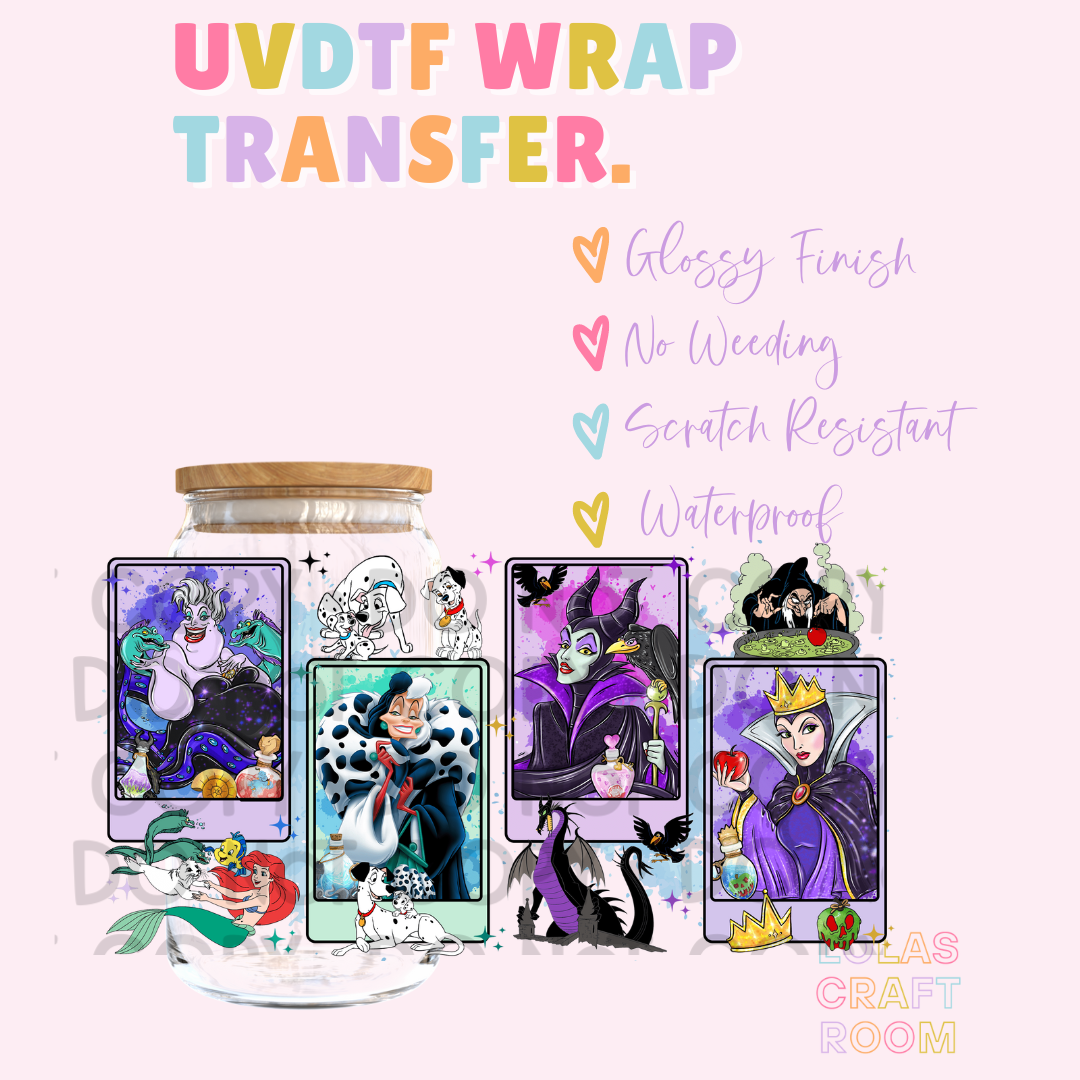 BAD GIRLS TAROT UVDTF