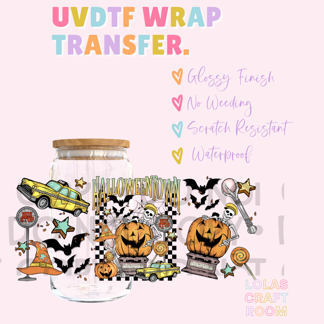 HALLOWEEN TOWN UVDTF WRAP