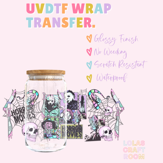 HORROR MOVIES  UVDTF WRAP