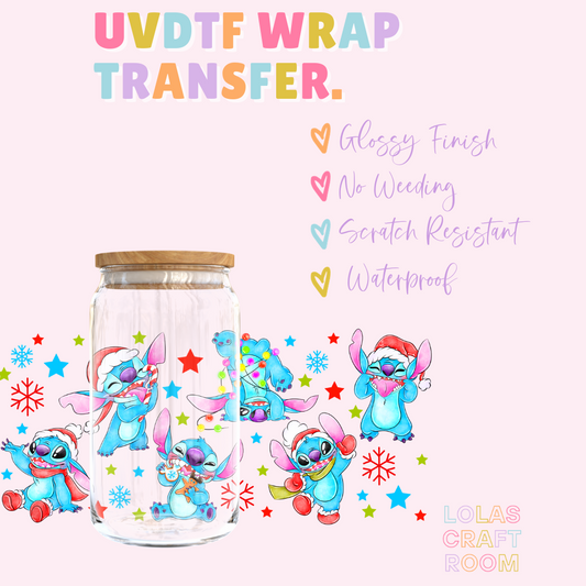 SANTA STITCH UVDTF WRAP 215