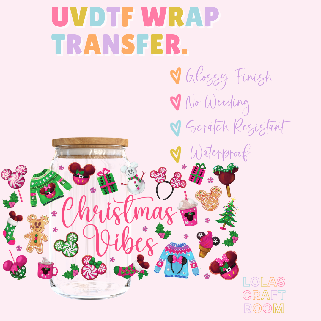 MAGICAL CHRISTMAS VIBES UVDTF WRAP 217