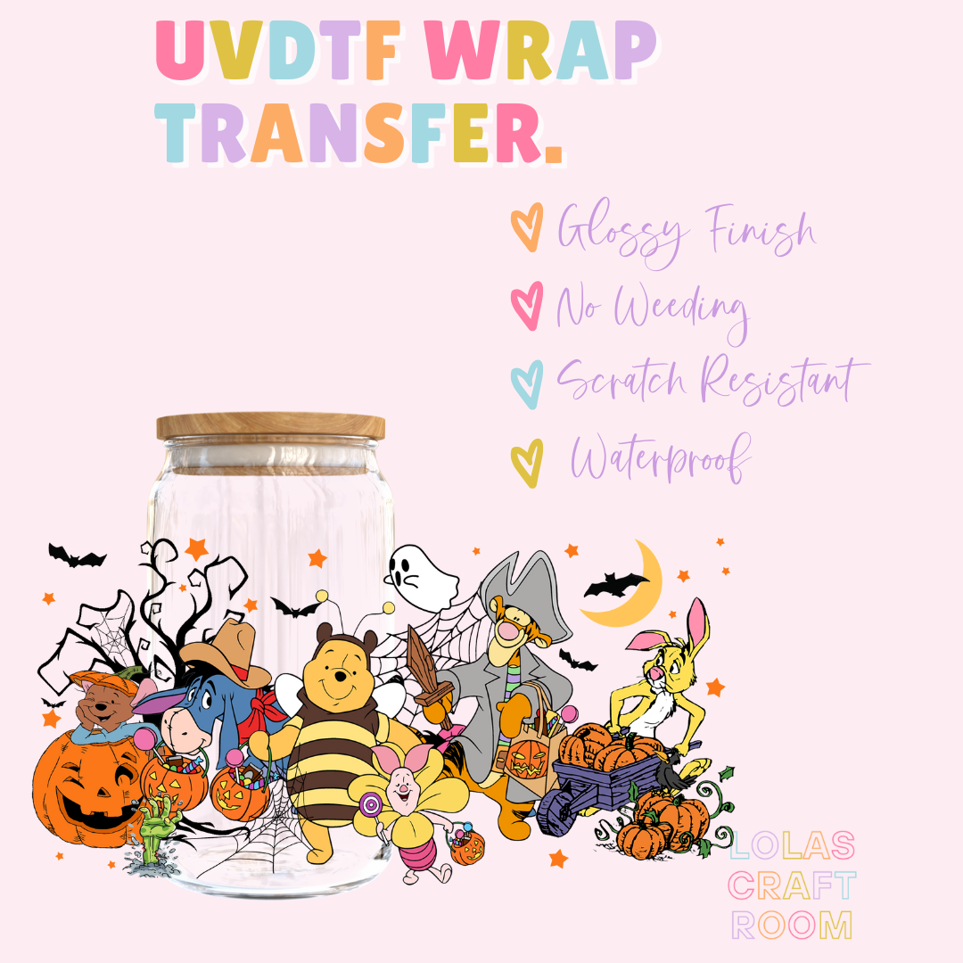 SPOOKY POOH UVDTF