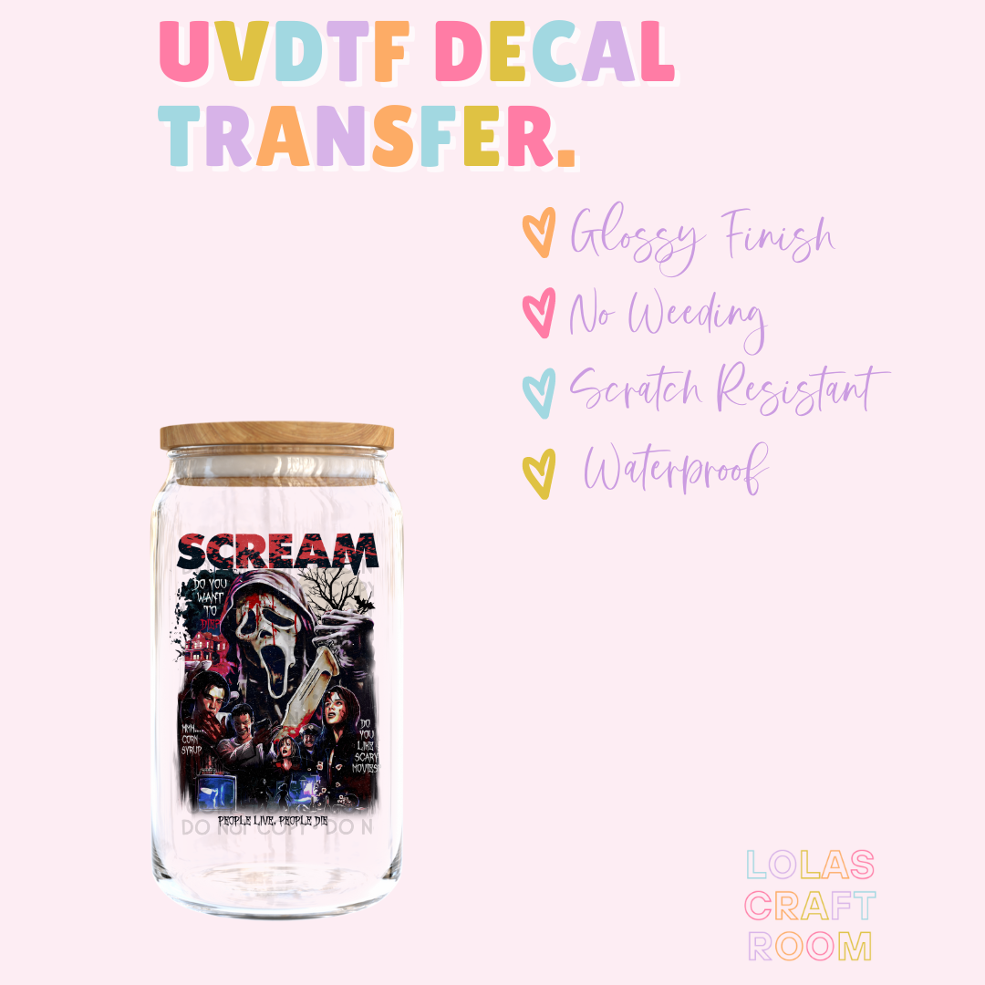 SCREAM DECAL