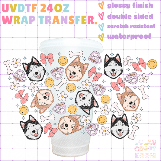 HUSKY 24oz UVDTF CUP WRAP