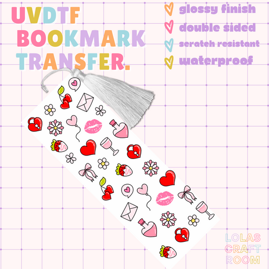 CUTE DOODLES BOOKMARK UVDTF