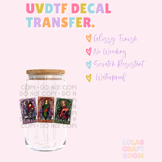 WITCHES CARD DECAL