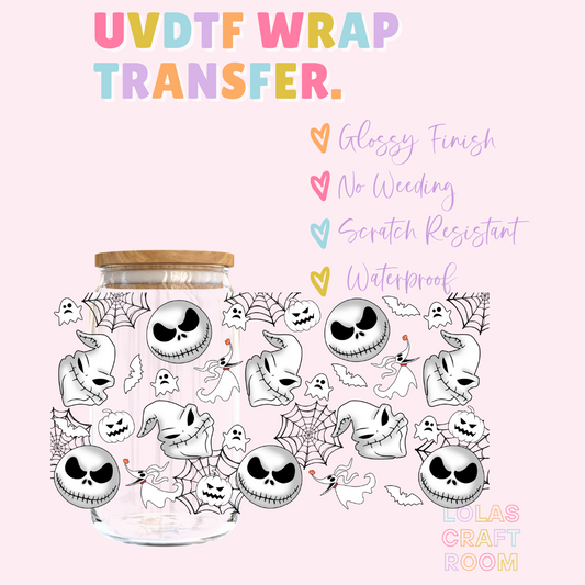 JACK AND OOGIE FACE UVDTF WRAP