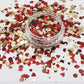 CINDY glitter chunky glitter polyester chunky mix cosmetic red and gold glitter holographic glitter