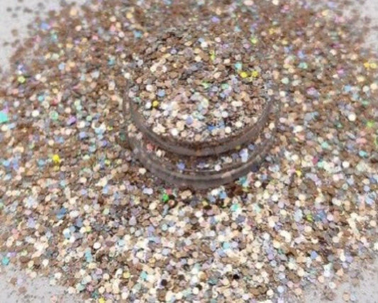 GREECE custom mix chunky glitter polyester cosmetic Gold holographic color glitter holographic glitter