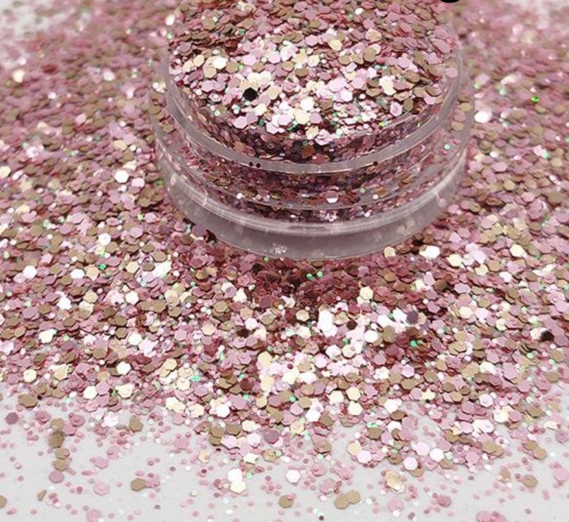 MEG glitter  glitter polyester chunky mix cosmetic glitter