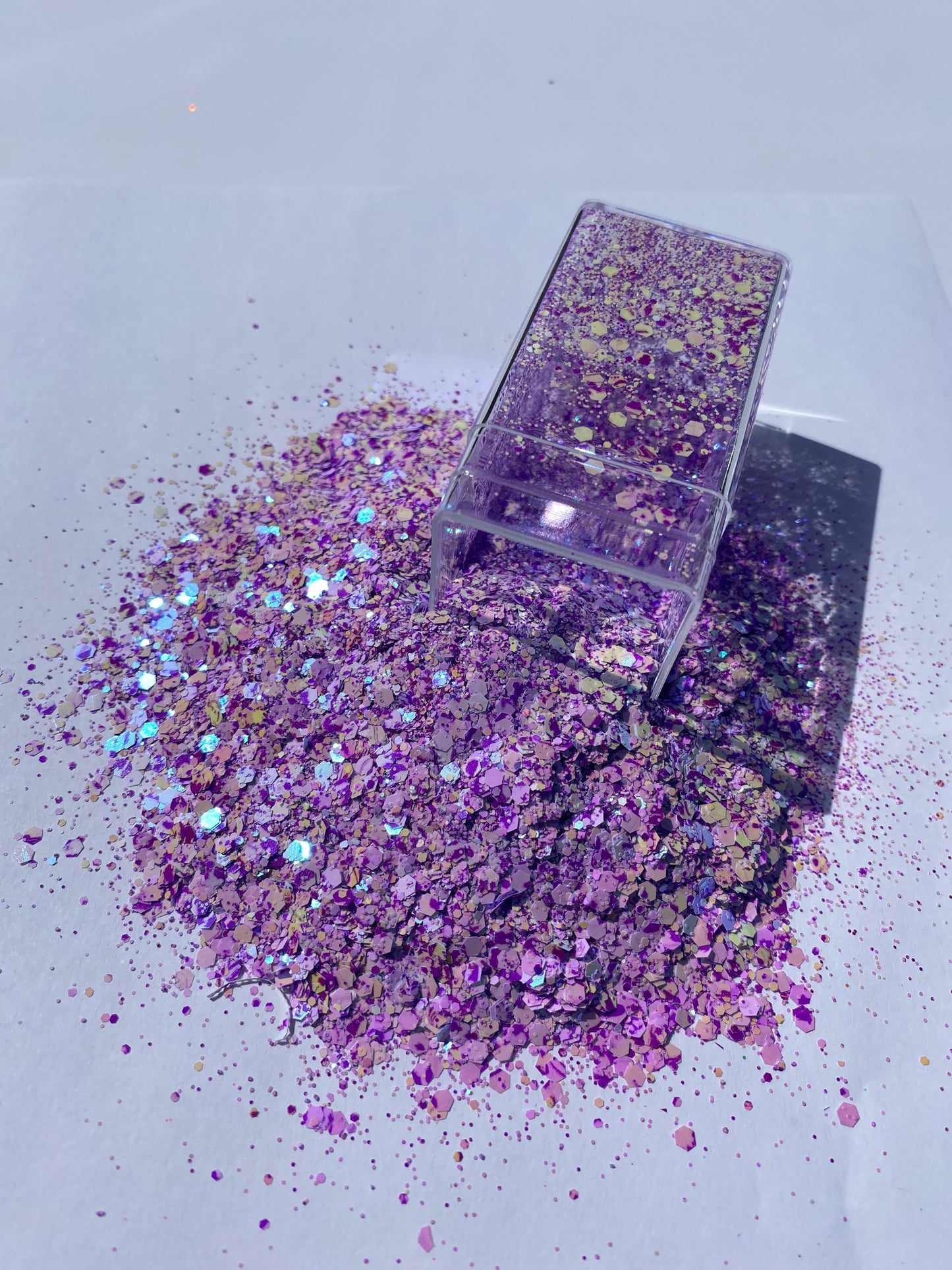 ITZEL glitter purple glitter polyester chunky mix cosmetic glitter