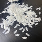 White bats polyester glitter  cosmetic glitter 10mm