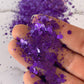 MALEFICENT purple holographic chunky mix Halloween polyester glitter