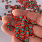 Doll monster Halloween  fimo pumpkin monster polymer clay 1/2 oz