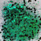MAGIC green color shift  holographic chunky mix Halloween polyester glitter