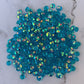 CLEAR AQUA clear ab 5mm 4mm rhinestones beads