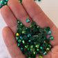 CLEAR EMERALD clear ab 5mm 4mm rhinestones beads