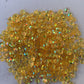 CLEAR AMBER  clear ab 5mm 4mm rhinestones beads