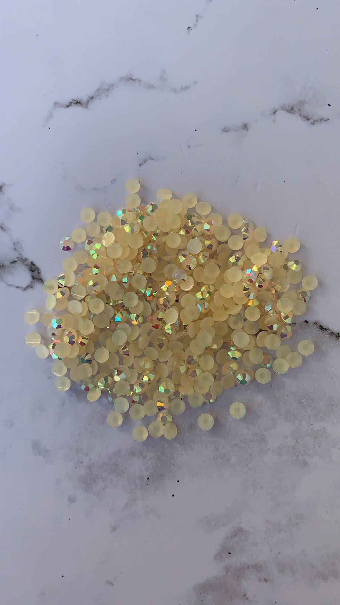 PEACH AB 5mm 4mm rhinestones beads