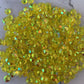 CLEAR SUNFLOWER clear yellow ab 5mm 4mm rhinestones beads