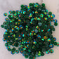 CLEAR EMERALD clear ab 5mm 4mm rhinestones beads